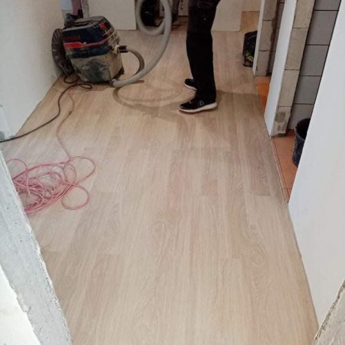 Renovace parket + pokládka Vinylové podlahy v bytě Brno Bohunice